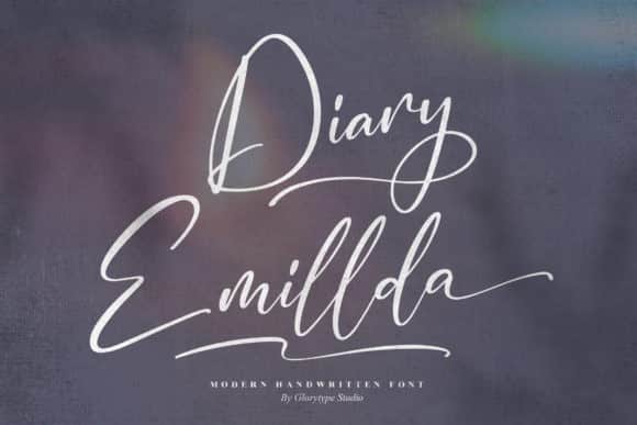 Diary Emillda Font