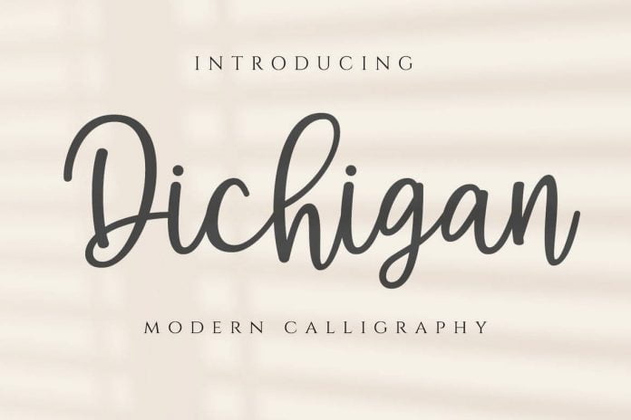 Dichigan - Modern Calligraphy Script