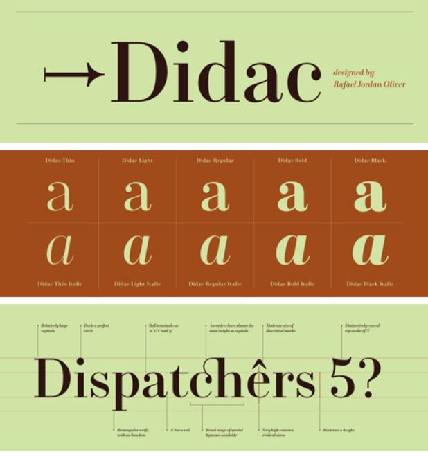 Didac family Font