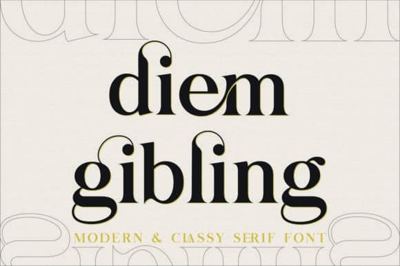 Diem Gibling Font