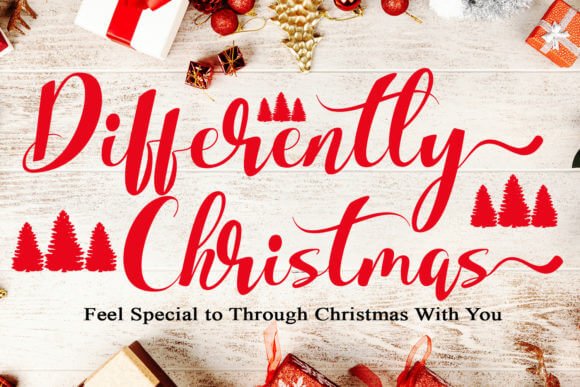 Differently Christmas Font