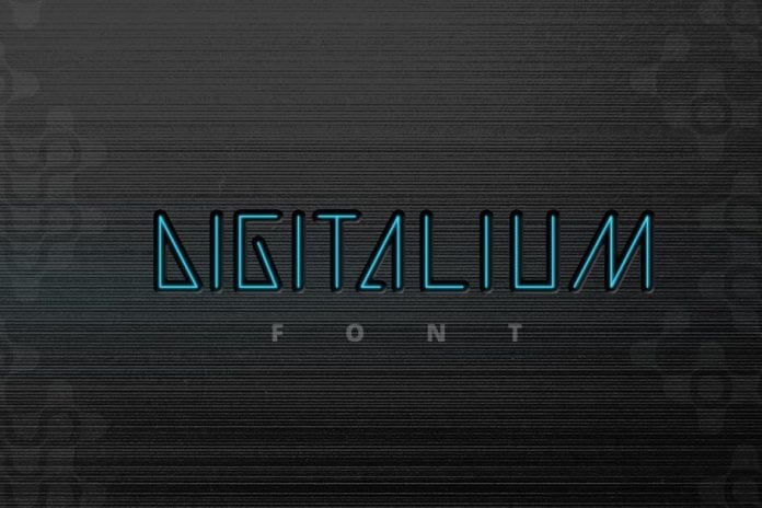 Digitalium Condensed Future Font