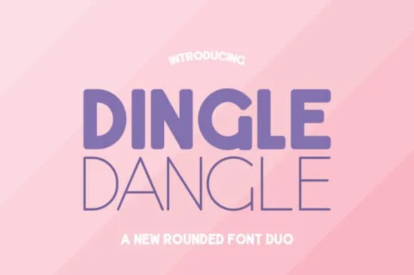 Dingle Dangle Font Duo