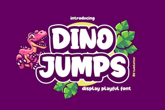 Dino Jumps font