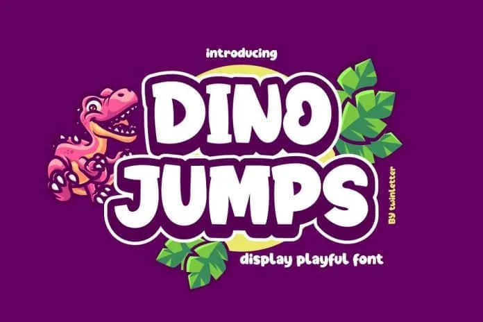 Dino Jumps font