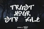 Dirty Lizard Graffiti Font