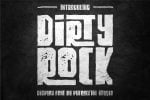 Dirty Rock Typeface Font