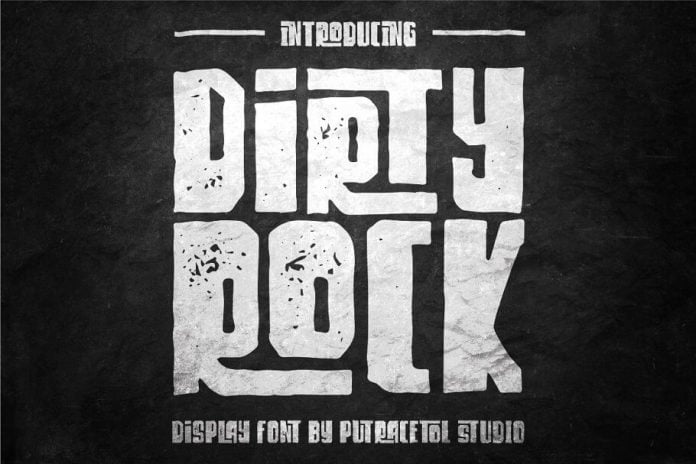 Dirty Rock Typeface Font