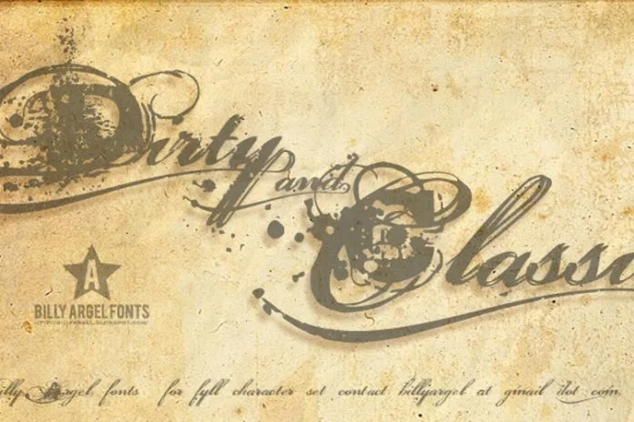 Dirty and Classic Font