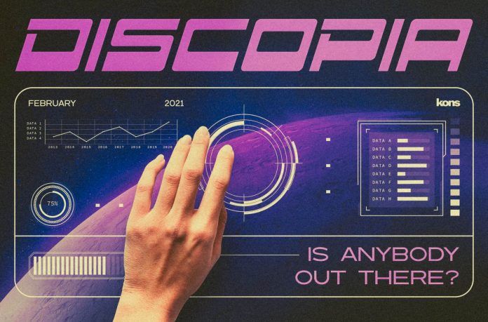 Discopia - Futuristic Tech Font