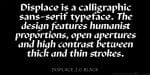 Displace 2.0 Font Family