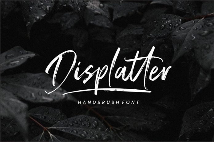 Displatter - Handbrush Font