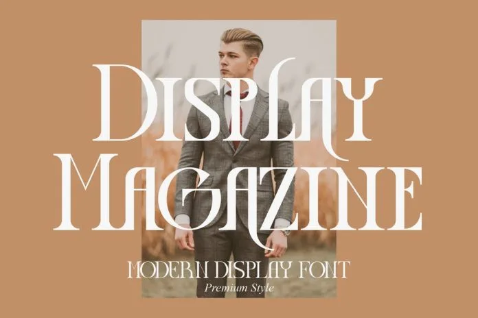 Display Magazine - Modern Display Font