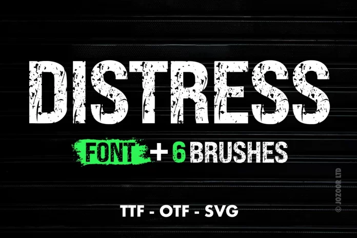 Distressed College Grunge Font