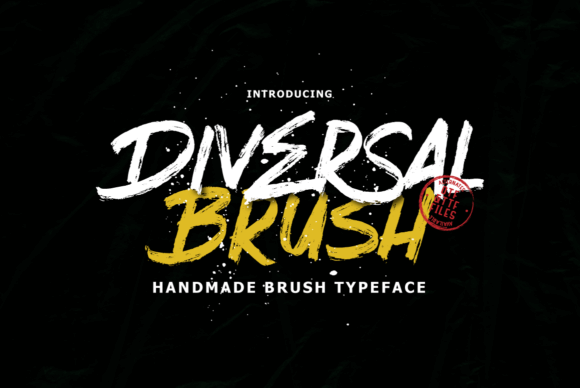 Diversal Brush Font