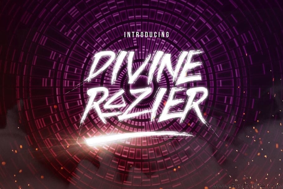 Divine Razier Font Divine Razier Font