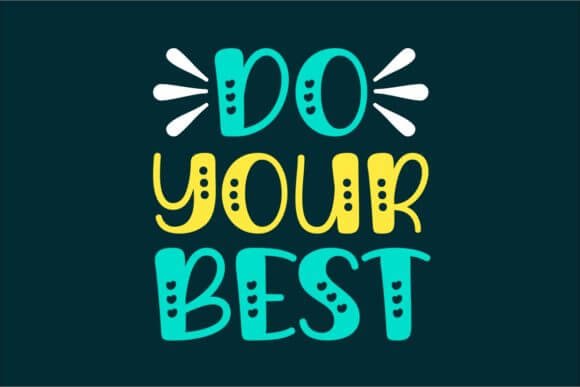 Do Your Best Font