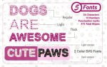 Dog Paws Font