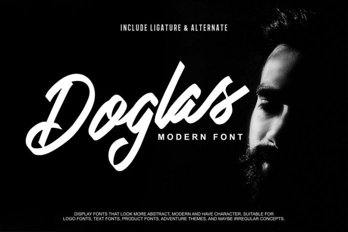 Doglas Modern Script Font