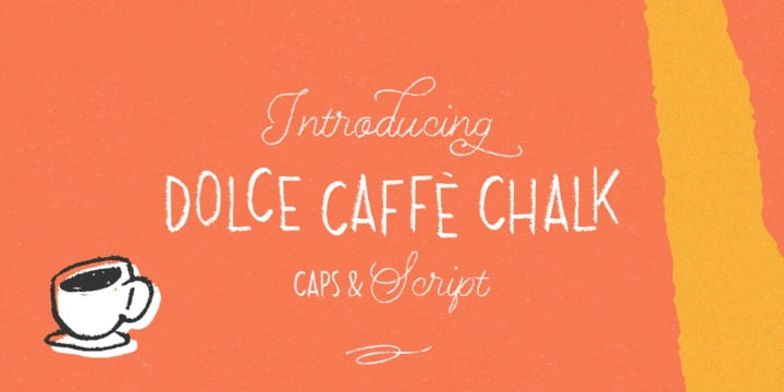 Dolce Caffe Chalk Font Family