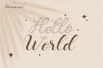 Dominica Calligraphy Font