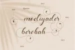 Dominica Calligraphy Font