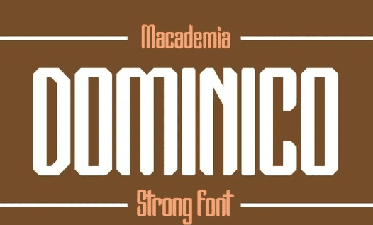 Dominico - Strong Font