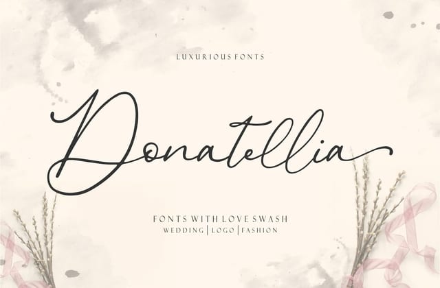 Donatellia Signature Font
