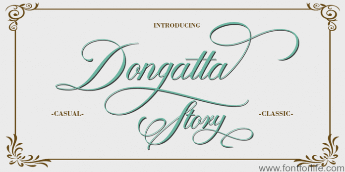 Dongatta Story Font