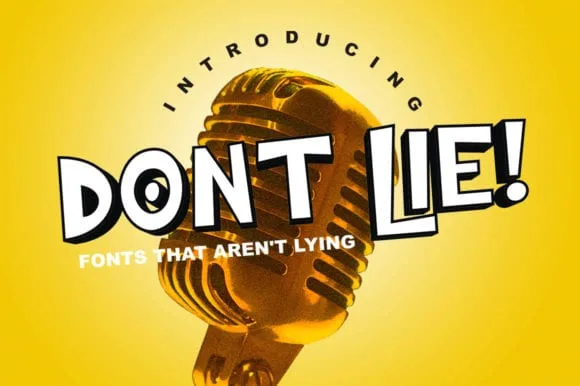 Dont Lie! Font
