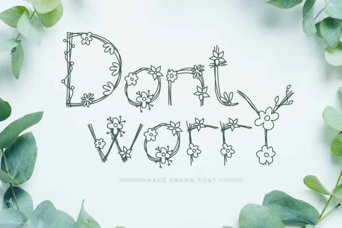 Dont Worry Font