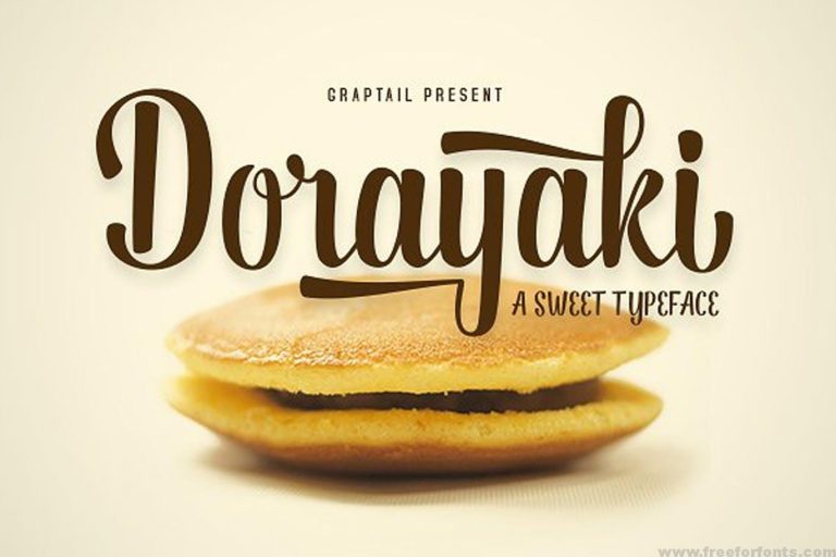 Dorayaki Script Font Free Download