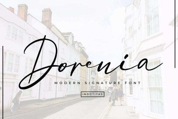 Dorenia Signature Font