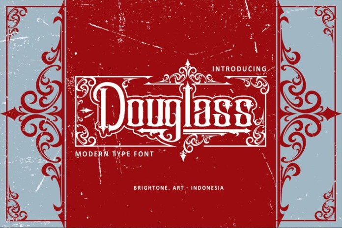 Douglass Blackletter Font