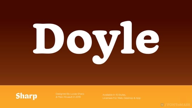 Doyle (c) Sharp Type
