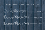 Dream Miracless Font