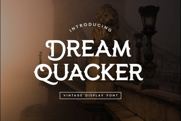Dream Quacker Serif Display Font