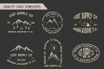 Drifter Font & Buildable Logo-Kit