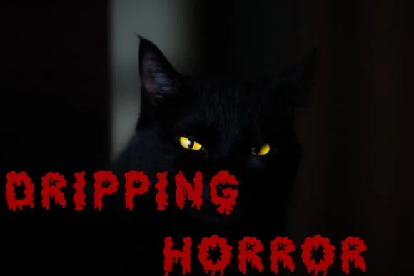 Dripping Horror Font