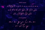 Drive Hearts - Signature Script Font