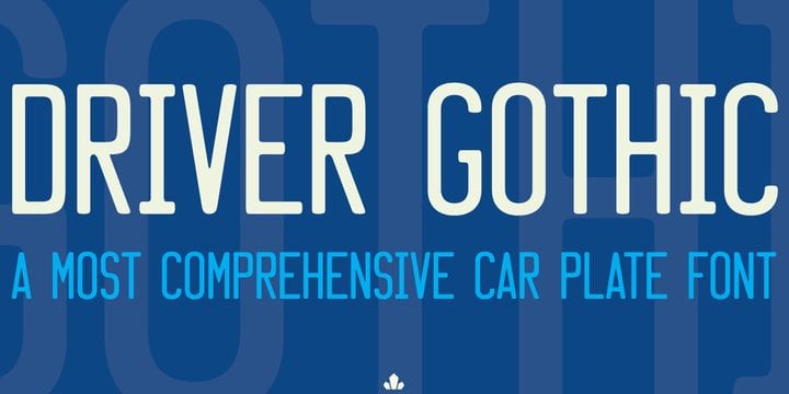 Driver Gothic Font