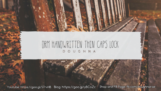 Drm Handwritten Font
