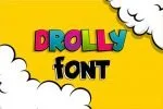 Drolly font Cyrillic