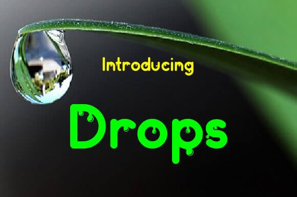 Drops Font