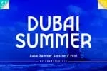 Dubai Summer Cyrillic Font