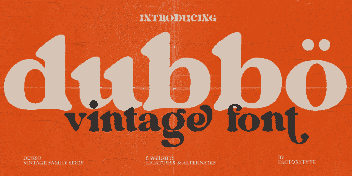 Dubbo Font