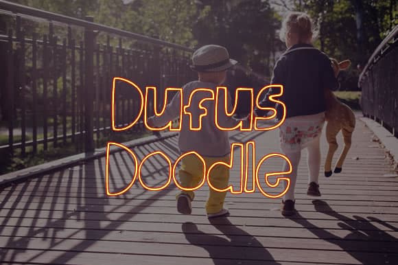 Dufus Doodle Font