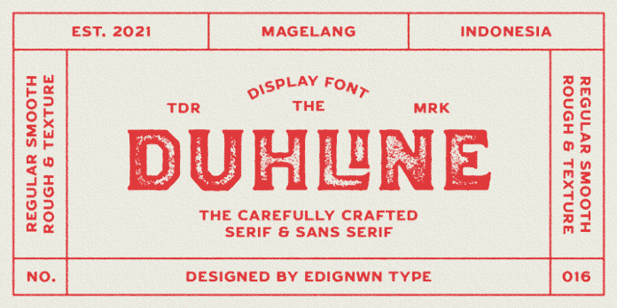 Duhline Font