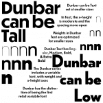 Dunbar Font