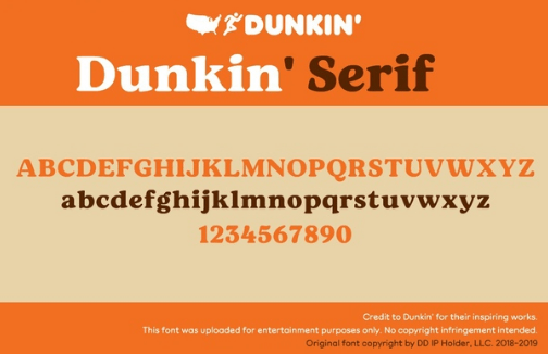 Dunkin Serif